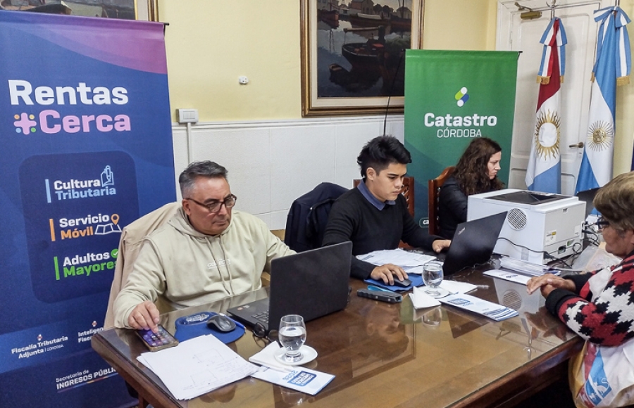 RENTAS+CERCA pasó por Deán Funes