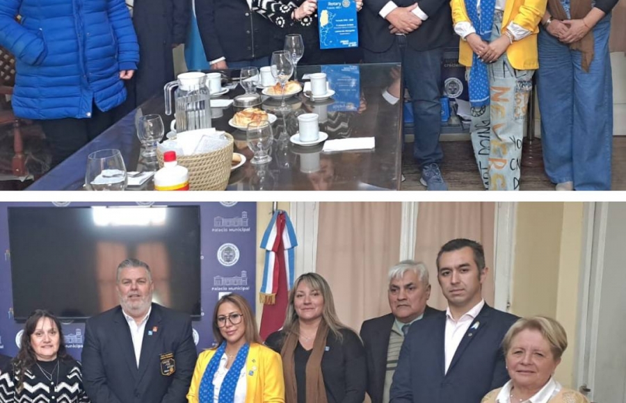 REUNIÓN CON INTEGRANTES DEL ROTARY CLUB INTERNACIONAL