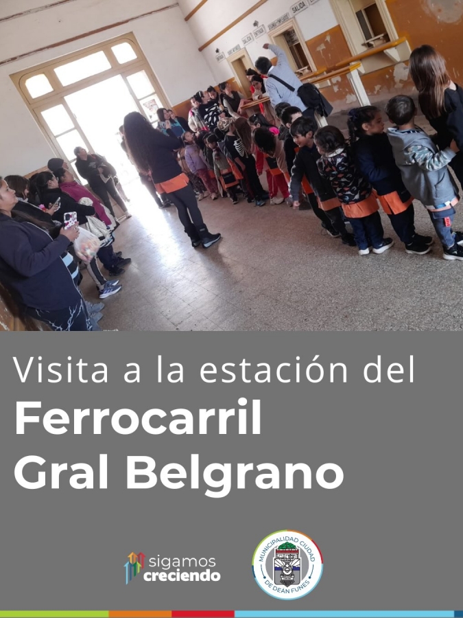 VISITA A LA ESTACIÓN DEL FERROCARRIL GRAL BELGRANO