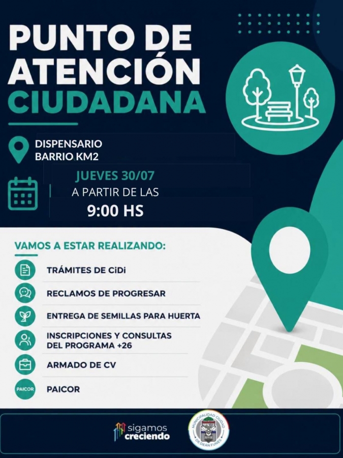 PUNTO DE ATENCIÓN CIUDADANA EN DISEPENSARIO BARRIO KM 2