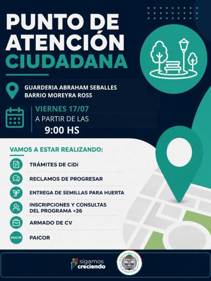 PUNTO DE ATENCIÓN CIUDADANA EN SALA CUNA ABRAHAM SEBALLES