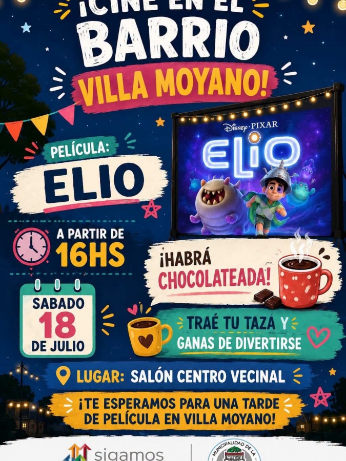 VUELVE EL CINE EN EL BARRIO VILLA MOYANO