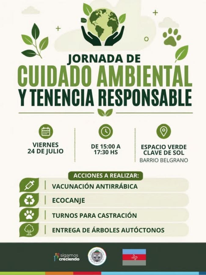JORNADA DE CUIDADO AMBIENTAL Y TENENCIA RESPONSABLE
