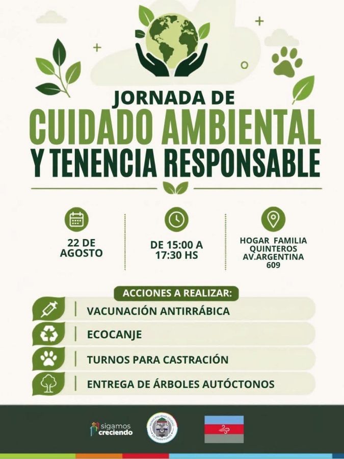 JORNADA DE CUIDADO AMBIENTAL Y TENENCIA RESPONSABLE
