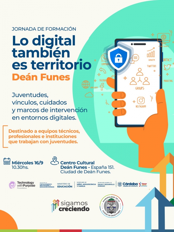 Te invitamos a participar de la capacitación: Lo digital también es territorio