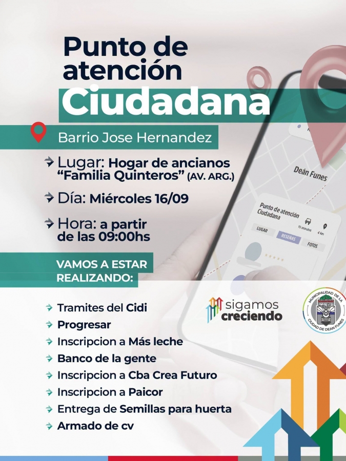 Punto de atención Ciudadana | BARRIO JOSÉ HERNÁNDEZ