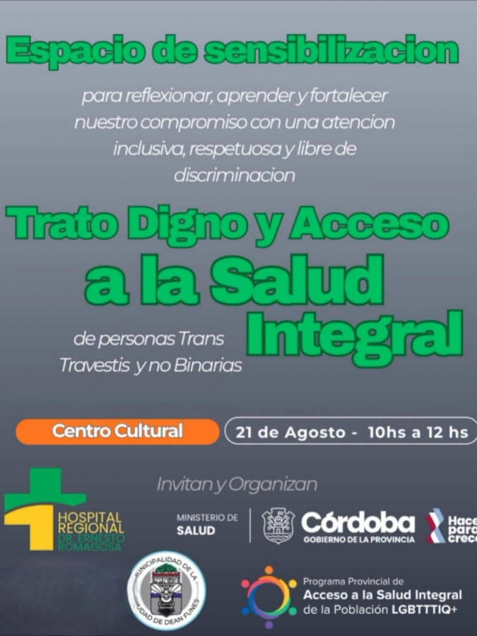 Trato Digno y Acceso a la Salud Integral de Personas Trans, Travestis y No Binarias.