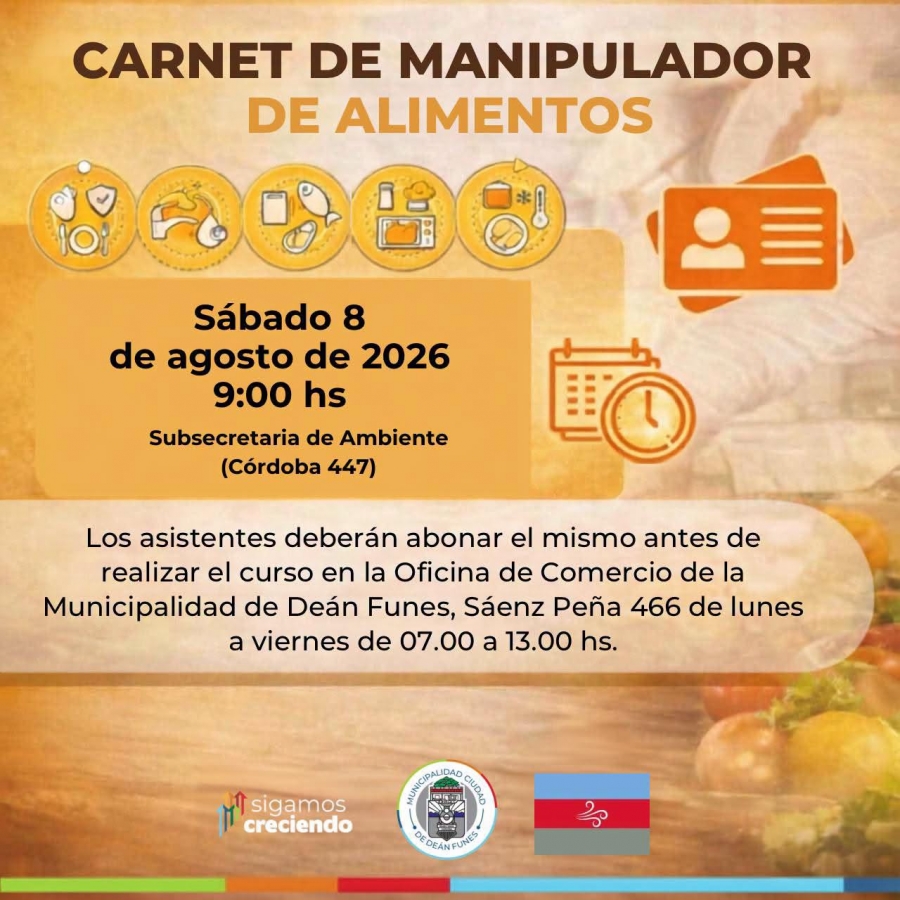 CARNET DE MANIPULADOR DE ALIMENTOS