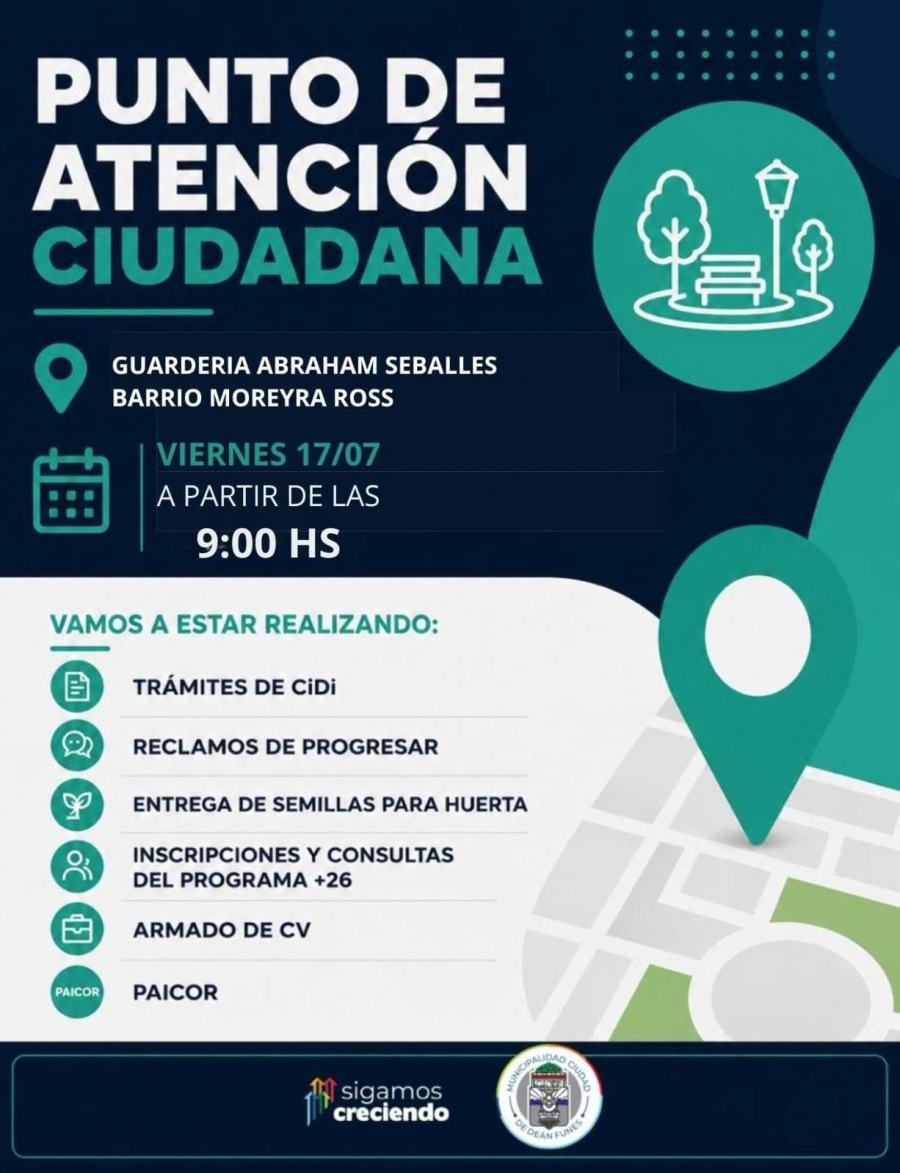 PUNTO DE ATENCIÓN CIUDADANA EN SALA CUNA ABRAHAM SEBALLES