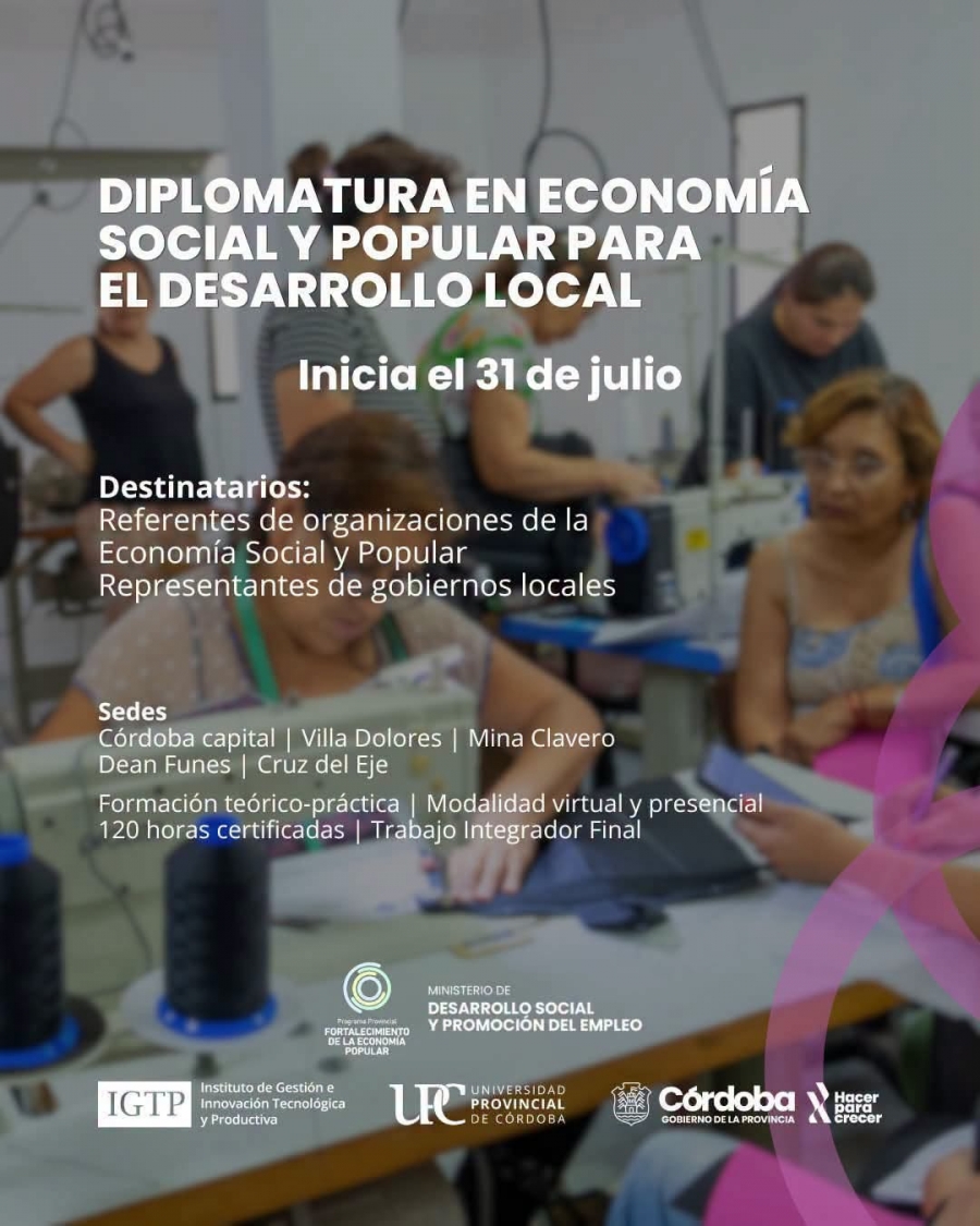 DIPLOMATURA EN ECONOMÍA SOCIAL Y POPULAR PARA EL DESARROLLO LOCAL