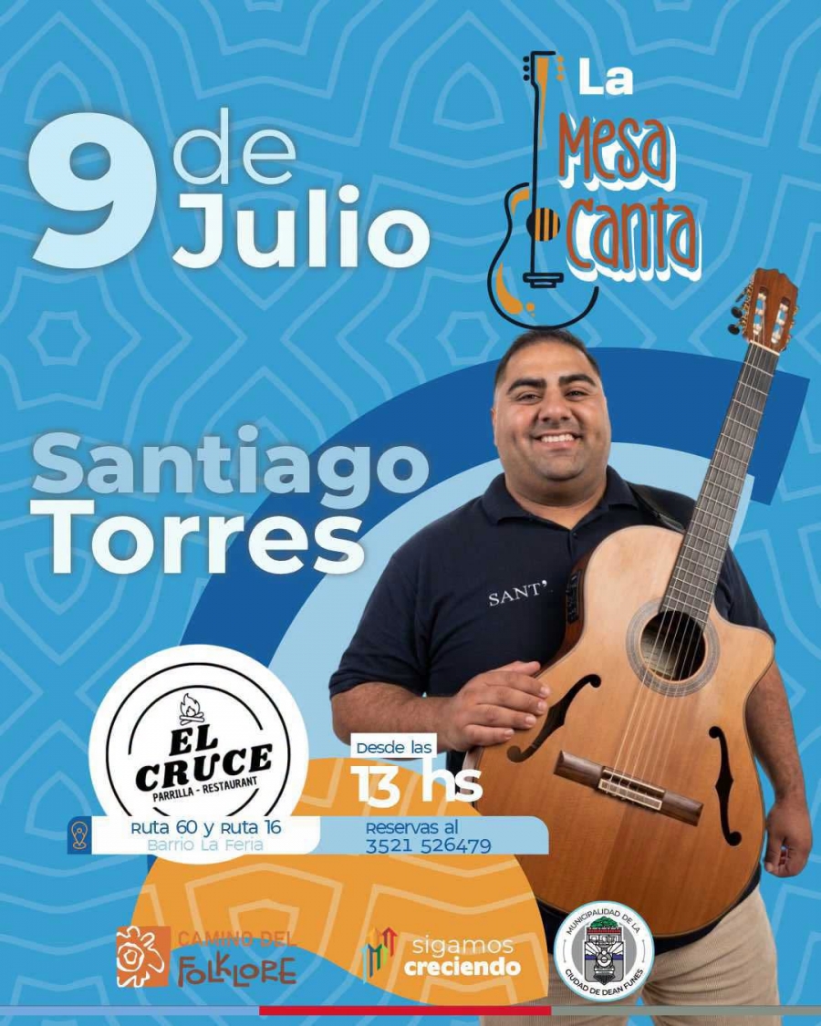 SANTIAGO TORRES EN LA MESA CANTA