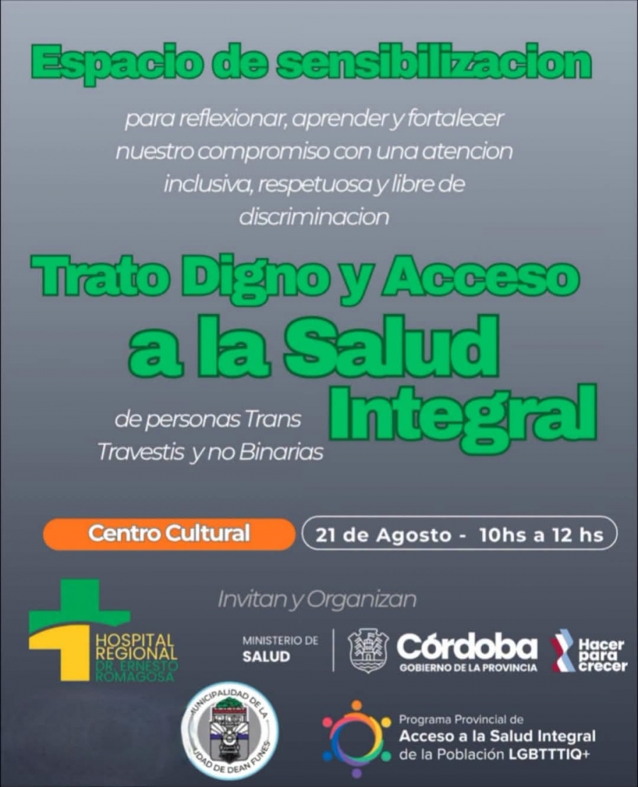 Trato Digno y Acceso a la Salud Integral de Personas Trans, Travestis y No Binarias.