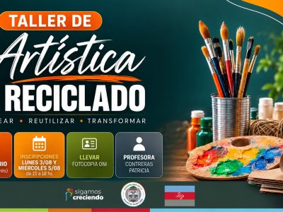 TALLER DE ARTÍSTICA Y RECICLADO