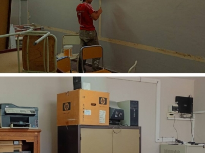 REFACCIONES EN ESCUELA NORMAL SUPERIOR JUAN B. ALBERDI