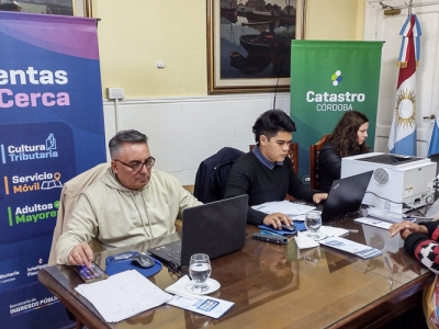 RENTAS+CERCA pasó por Deán Funes