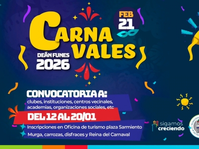 CONVOCATORIA PARA LOS CARNAVALES 2026 